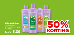  andrelon shampoo conditioner 50 400 dag fris haar reinigt oil care voedende 2x droog langer fles ml instap 