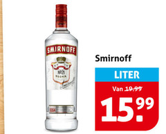  smirnoff wodka vodka liter 