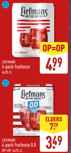  liefmans rose bier 4 55 pack fruitesse sugar 0.0 alcohol free fruitbier biere fruit beer elders 