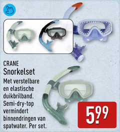 klik op dit plaatje voor een vergroting en voor vergelijkbare aanbiedingen gerelateerd aan
snorkelset crane verstelbare elastische semi dry top binnendringen spatwater snorkelset crane verstelbare elastische semi dry top binnendringen spatwater