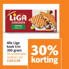  liga fruitbiscuit 30 300 evergreen krenten boordevol vezels koek varieeren 