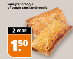  saucijzenbroodjes 2 150 saucijzenbroodje 
