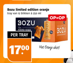  bozu hard seltzer 12 250 limited edition oranje tray blikken ml 12x iced hit shirt 