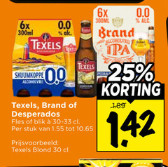 klik op dit plaatje voor een vergroting en voor vergelijkbare aanbiedingen gerelateerd aan
brand desperados texels speciaalbieren 25 30 6x 300ml skuumkoppe alcohol 0.0 fles blik stuk blond alcoholvrij brand desperados texels speciaalbieren 25 30 6x 300ml skuumkoppe alcohol 0.0 fles blik stuk blond alcoholvrij