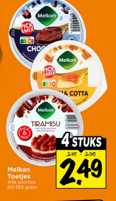 klik op dit plaatje voor een vergroting en voor vergelijkbare aanbiedingen gerelateerd aan
melkan tiramisu toetje 4 pick mix cotta pica toetjes soorten mascarpone stuks melkan tiramisu toetje 4 pick mix cotta pica toetjes soorten mascarpone stuks