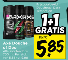  axe deodorant douchegel 1 700 dark douche deo soorten ml stuk 