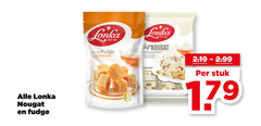  lonka fudge noga nougat soft caramel peanuts fruit stuk 