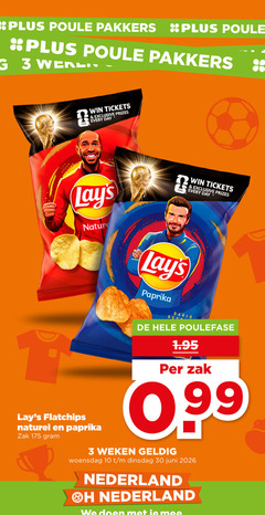 klik op dit plaatje voor een vergroting en voor vergelijkbare aanbiedingen gerelateerd aan
lays chips 3 10 30 poule pakkers fifa win tickets prizes every day nature flatchips naturel paprika zak david weken woensdag juni nederland doen lays chips 3 10 30 poule pakkers fifa win tickets prizes every day nature flatchips naturel paprika zak david weken woensdag juni nederland doen