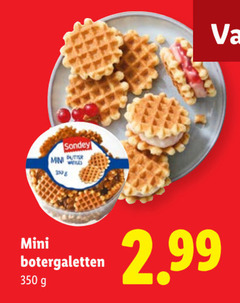 wafels 350 sondey butter min mini botergaletten 