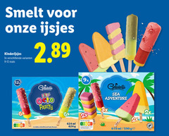  waterijs smelt ijsjes kinderijsjes stuks 12x pieces gelatelli little sea adventure party 6x 3x 2x nutri score ice lollies with difference fruity flavours ml cells ge 