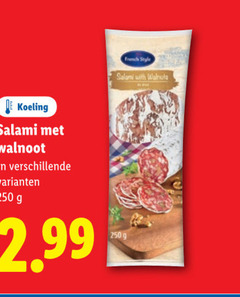  salami 250 koeling walnoot french style with 