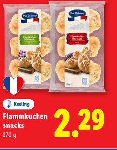  diepvriespizza coeur mini snack koeling flammkuchen snacks 
