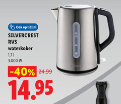  silvercrest waterkoker lidl.nl rvs 1 7 up 