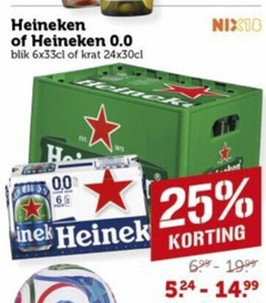 klik op dit plaatje voor een vergroting en voor vergelijkbare aanbiedingen gerelateerd aan
heineken 0.0 blikjes bier krat 25 blik 24x30cl 00 heineken 0.0 blikjes bier krat 25 blik 24x30cl 00