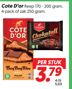 klik op dit plaatje voor een vergroting en voor vergelijkbare aanbiedingen gerelateerd aan
chokotoff cote d or chocolade 4 200 250 reep pack zak bon bloc melk pralinee stuk chokotoff cote d or chocolade 4 200 250 reep pack zak bon bloc melk pralinee stuk