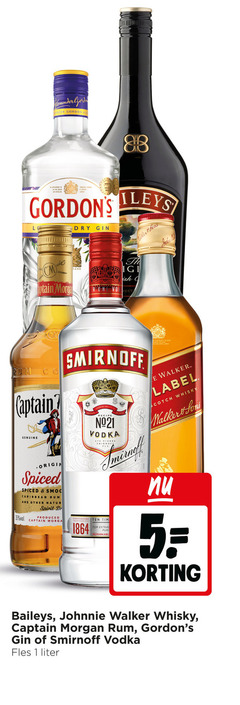  whisky wodka likeur gin rum 1 5 35 1864 gordon dry john l cm morgan captain genuine spiced caribbean and other natur spirit dr produced smirnoff recipe vodka pierre tim for walker label scotch baileys johnnie fles liter 