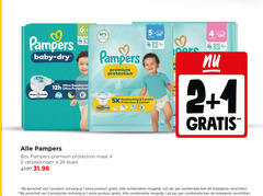 pampers luiers luierbroekjes 1 2 3 4 26 64 baby dry premium protection stop protect ultra bescherming 5x flex maat stuks 5 23 free club comfort pers aanschaf combinaties let combinatie 