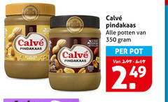  calve pindakaas 350 tol stukjes pinda potten pot 