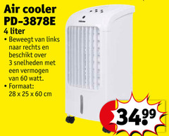  3 4 25 28 60 air cooler liter beweegt links rechts snelheden vermogen watt formaat cm 