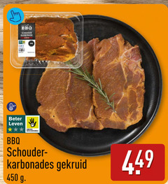  karbonade 450 bbq schouder beter leven dieren bescherming karbonades gekruid 