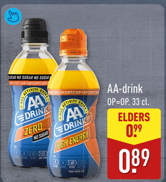  aa sportdranken 33 drink elders sugar sportcap activity drinken zero before after time high energy your work out 