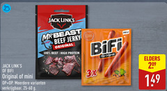  bifi jack links bierworstjes 100 209 protein snacks beef original high smoked mini meerdere 3x new elders 