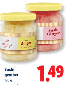  gember vitasia japanese style sushi ginger sliced pink 