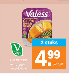  valess vegetarisch 2 2x vegetarische gouda schnitzel escalope vega m.u.v stuks 