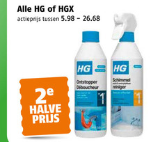  hg schimmelreiniger ontvetter ontstopper actieprijs 2e halve schimmel reiniger 
