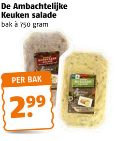  salade 750 ambachtelijke keuken bak 
