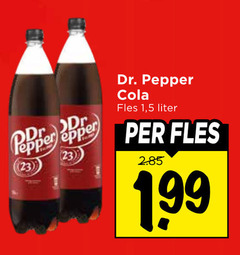  dr pepper cola 23 dr. fles 1 5 liter 