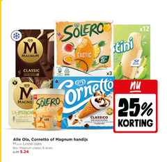  magnum ola ijslollies ijscornets waterijs 3 5 6 25 32 50 90 96 100 350 1333 solero exotic smaakstoffen new classic grown cocoa ml recycle la pistache signature coated with pistachio dipped chocolate 2x original classico roasted hazelnuts since ice cream fresh milk and crunchy wafer cornetto handijs ijsjes stuks 