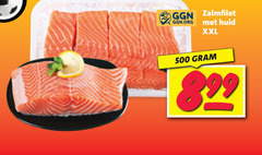  zalmfilet 500 huid xxl 