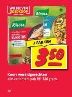  knorr maaltijdmix 2 10 18 am burritos pakken wereldgerechten pak 