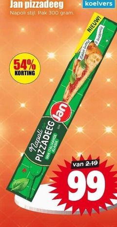  jan pizzadeeg 99 300 napoli stijl pak italiaanse 