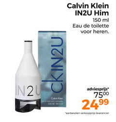  calvin klein eau de toilette 5 150 in2u ml heren toets oz 
