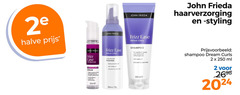  john frieda shampoo 2 250 2e halve haarverzorging styling frizz dream curls serum damaged hole with complex curl mousse for bouncy without sulphate ship curly 50ml ml 