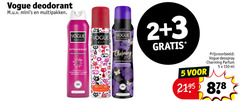  vogue deodorant 2 3 5 150 multipakken women girl extravagant perfume love fragrance flowers and sweet fruits white marks charming cherry blossom raspberry jasmine parfum deo cats deospray ml 