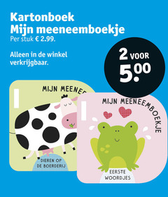  babyboekjes 2 500 kartonboek stuk dieren boerderij woordjes 