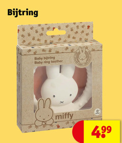  bijtring 100 baby ring teether rubber mnd 