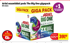 klik op dit plaatje voor een vergroting en voor vergelijkbare aanbiedingen gerelateerd aan
ariel wasmiddel 2 80 big one gigapack stuks verzending giga pack 2x bright colors stain odour removal for mixed forget re wash 1 gezinnen ariel wasmiddel 2 80 big one gigapack stuks verzending giga pack 2x bright colors stain odour removal for mixed forget re wash 1 gezinnen