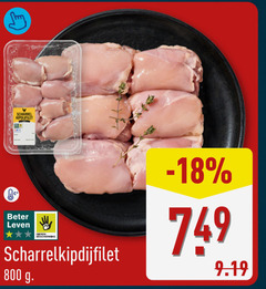  kipdijfilet scharrel beter leven dieren bescherming scharrelkipdijfilet 