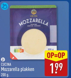  mozzarella 200 cucina sneetjes nutri score 