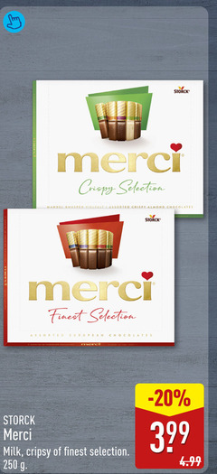  merci chocolade 250 storck crispy selection amandel knusper assorted almond chocolates finest european milk 