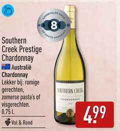  witte wijn 8 hamersma southern creek prestige chardonnay romige gerechten zomerse visgerechten l south eastern australia rond 