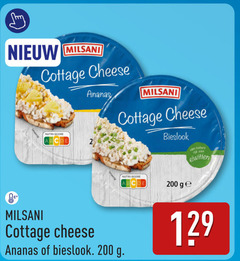  2 200 milsani cottage cheese nutri score ananas bieslook ge nature rijk eiwitten 