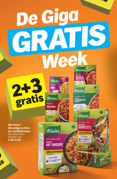  2 3 200 250 giga week knorr nasi maaltijdmix macaroni jonge asia spaghetti bolognese belofte wereldgerechten italiaanse lasagnette napoletana groente maaltijdmixen varieeren indiase kip tandoori familieverpakking porties mexicaanse natuurlijke ingredienten thaise siam 