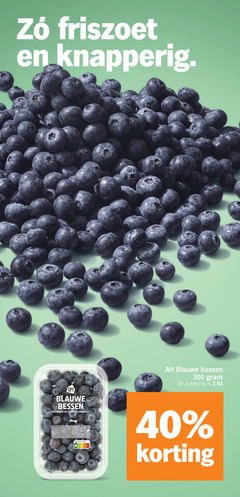  blauwe bessen 40 300 friszoet knapperig actieprijs nature vitamine nutri score 