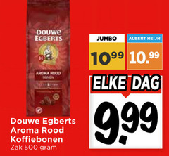  douwe egberts koffiebonen 500 jumbo albert aroma bonen rood zak dag 