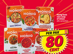  honig soep maaltijdmix 8 10 80 1867 basis mixen nasi honing hachee chinese tomatensalade tomaten lasagnesaus tradizionale spaghetti pak cent 